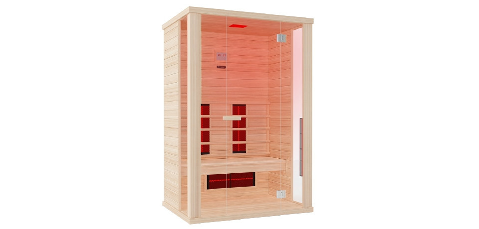 Инфраред сауна Solaris Hemlock 131,4 × 99,3 × 194 см