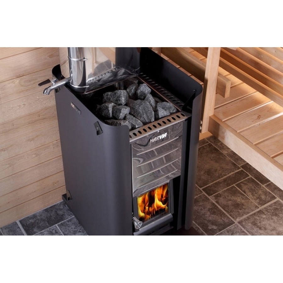 Печка за сауна на дърва Harvia Pro 26 Black