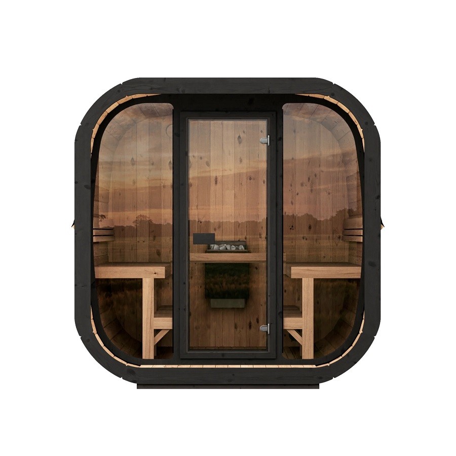 Градинска сауна Icon 220 XL, 220x225x230 см, с панорамно стъкло | Aquanova