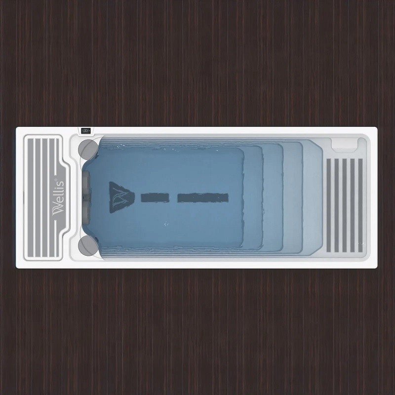 SwimSpa Wellis Beach Club Premium, 600x235x147 см, Ice white