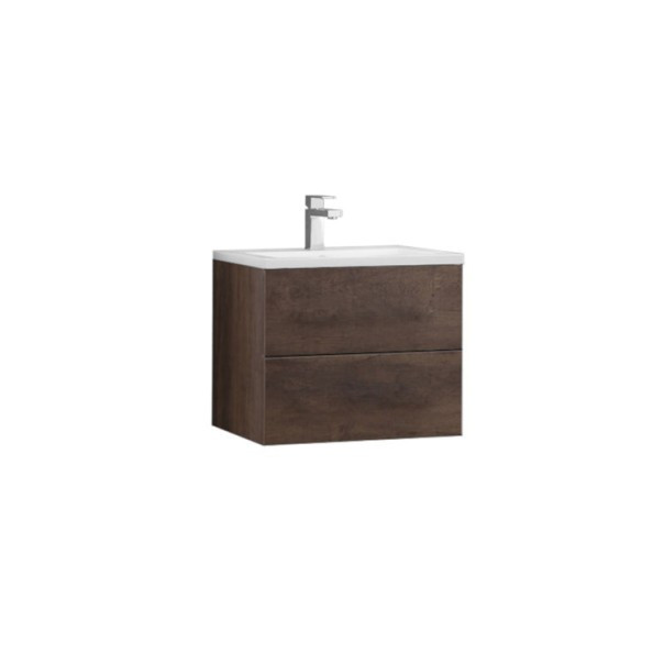 Мебел за баня StoneArt Design San Marino, тъмен дъб MDF, 60x45 см