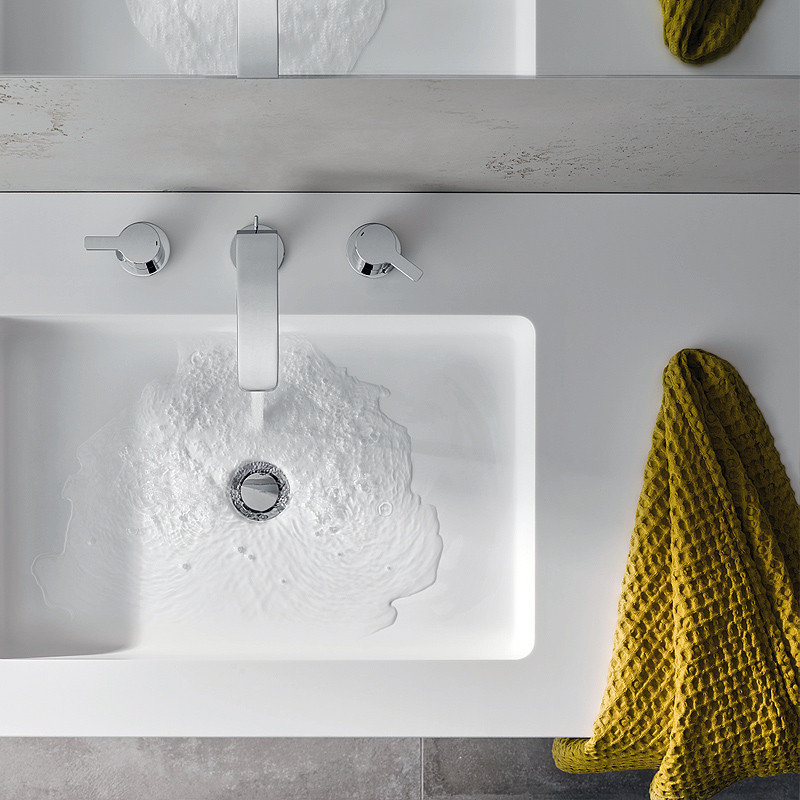 GROHE LINEARE NEW Тридупков смесител за умивалник, M-размер