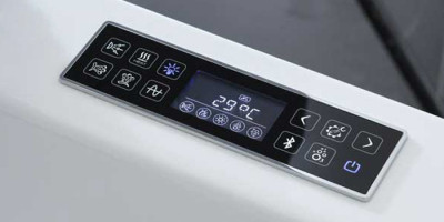 Хидромасажна вана с каскада и светещи джетове AWT GE108-2TSL 170x80 см (за вграждане)